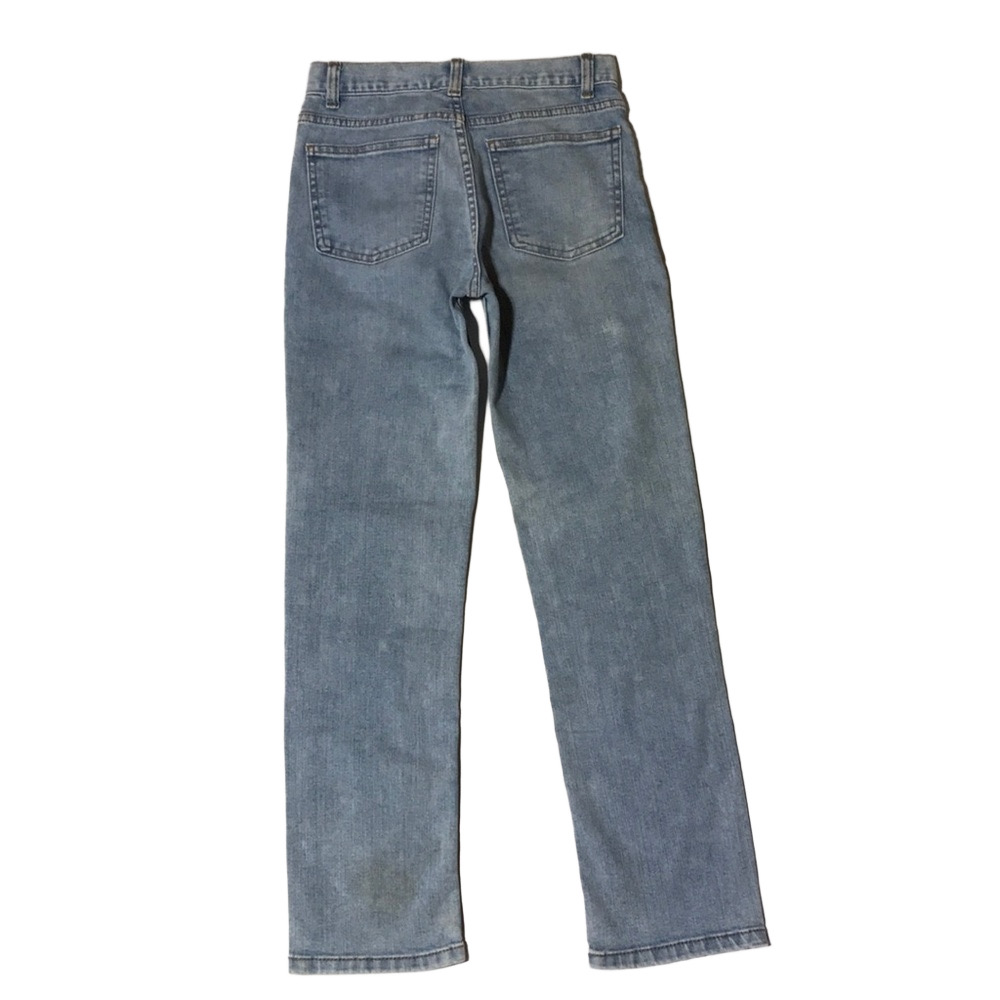 WONDER NATION—SLIM—Boys’ Light Wash Blue Denim Jeans Adjustable Waistband—14Slim - Picture 4 of 17